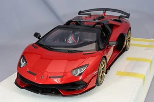 Make Up EML029B 1/18 Lamborghini Aventador SVJ Roadster 2019 Red EIDOLON LIMITED - Picture 1 of 8