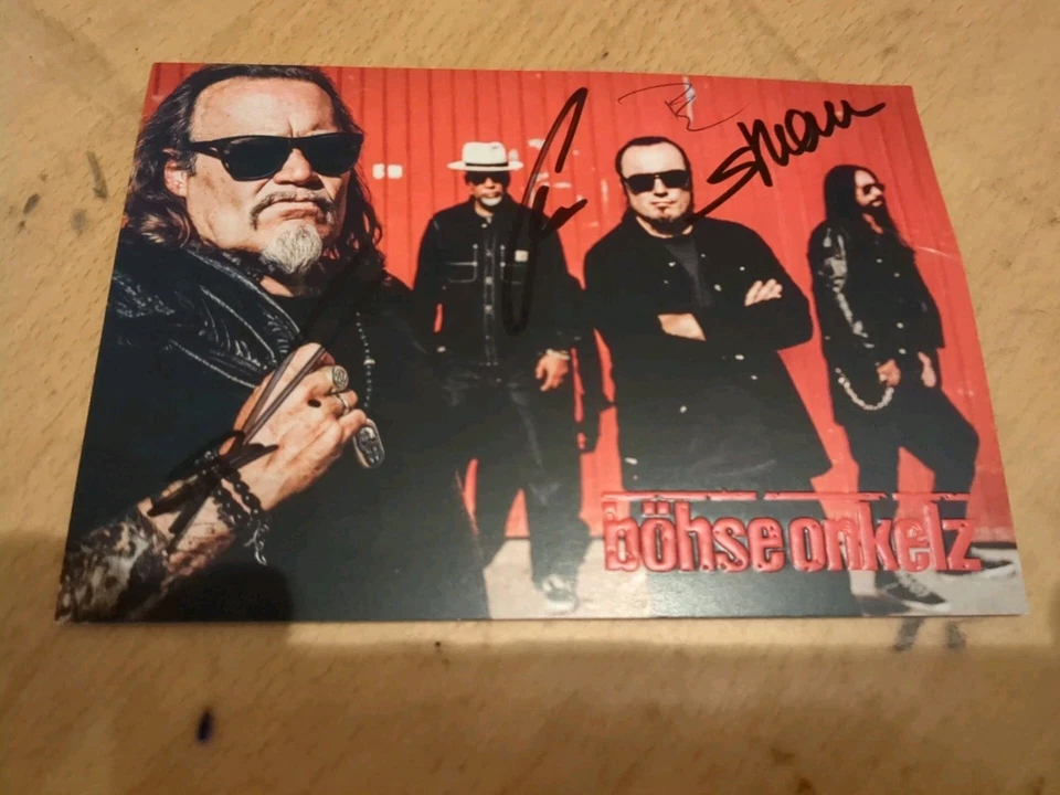 Orginales Autogramm. Musik. Band. Gruppe. Rock. Böhse Onkelz. 2025.  - Bild 1 von 2