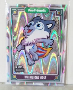 VeeFriends Topps Chrome 2025 #74 Whimsical Wolf Raywave Refractor 2/199 - Bild 1 von 3