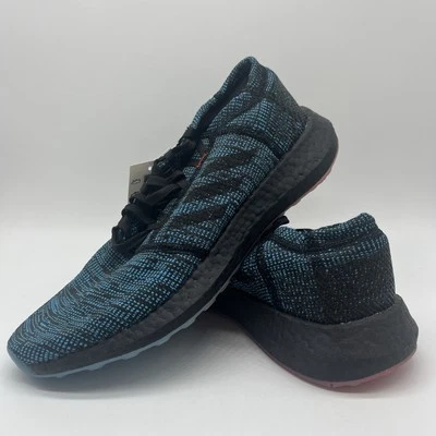Adidas PureBoost GO LTD Tejido Negro Choque Cian Hombres Talla 8.5-11 Zapatos para Correr D97425 Foto 1 de 4
