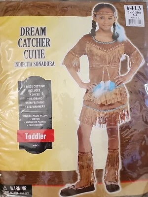 Disfraz de vestir Dream Catcher Cutie indio nativo americano niño pequeño 3-4T Foto 1 de 4