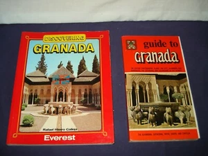 LOT OF 2 GRANADA GUIDE BOOKS DISCOVERING GRANADA & GUIDE TO GRANADA PAPERBACKS - Picture 1 of 12