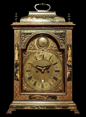 JOHN BUSHMAN ANTIQUE 1710  GEORGE I BRACKET CLOCK WITH SUPERB CHINOISERIE LONDON - Image 1 of 4