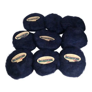 Ironstone Yarns English Mohair (NSMB) Blend Yarn Blue Lot of 9 Skeins - Picture 1 of 3