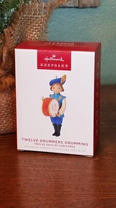 2022 Hallmark Orn    "TWELVE DRUMMERS DRUMMING"  TWELVE DAYS OF CHRISTMAS SERIES - Picture 1 of 2