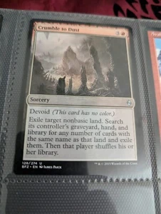 Crumble to Dust MTG 128/274 NM Battle for Zendikar - Picture 1 of 1