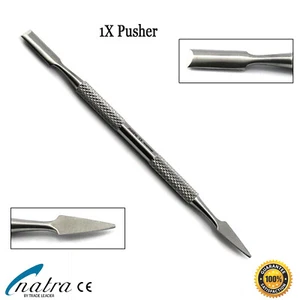 Gouges Pusher Nail Cleaner Cuticle Pusher Manicure Pedicure NATRA - Picture 1 of 2