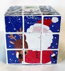 3D Puzzle Cube Twist Toy Christmas Santa Claus Penguin Snowman Gingerbread 3x3