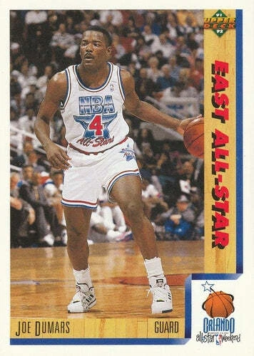 #459 Joe Dumars - Detroit Pistons - 1991-92 Upper Deck Basketball - Image 1 of 1