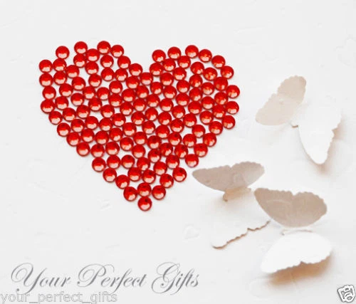 1000 Rhinestones Crystal Flat Back Acrylic Faceted 1mm 2mm 3mm 4mm 5mm 7mm 11mm - Image 1 of 1