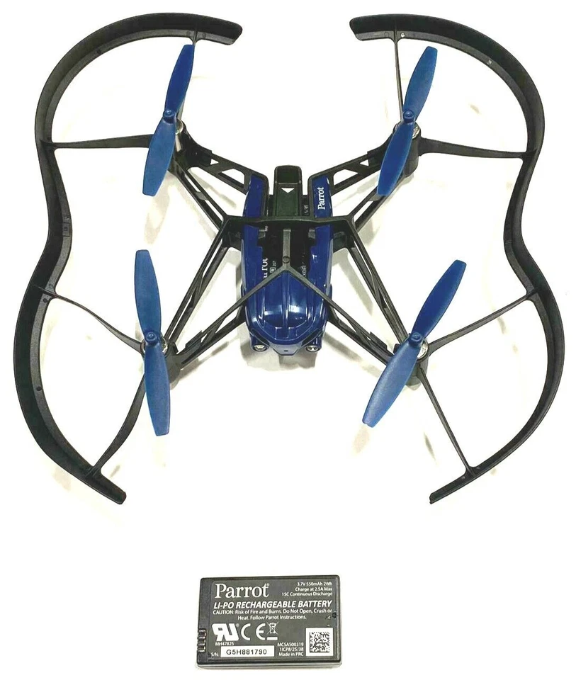 Parrot Airborne Night MiniDrone - Maclane (Blue) w/ Battery - Image 1 of 3