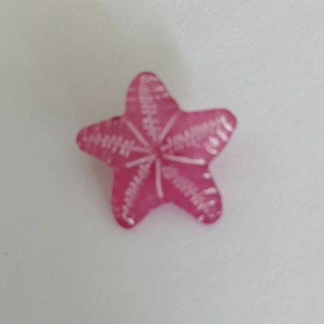 Pastel Star Shank Button - 5/8" Renaissance Buttons(Choose Color)     - Image 1 of 1