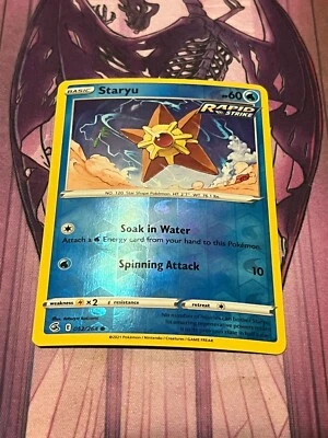 Staryu 052/264 Fusion Strike Pokemon Reverse Holo Foil Nice! - Image 1 of 2