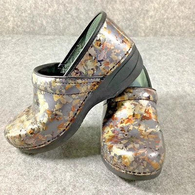 Dansko Women’s Pro XP 2.0 Shattered Patent Leather Shoe Clog Size 39 8.5/9 - Image 1 of 4