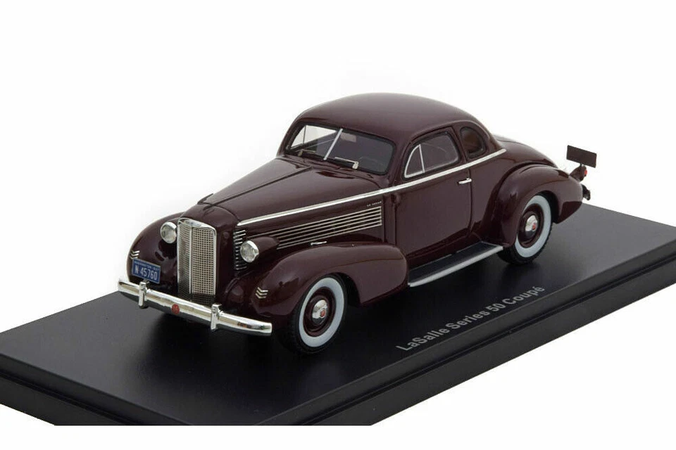 Lasalle Serie 50 Coupé 1937 Dark Red Neo 45760 1/43 Resina USA Car - Immagine 1 di 1