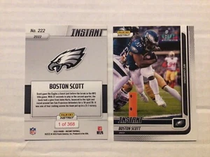 Boston Scott #222 Eagles 1 of 368 made 2022 Panini Instant NFC Champions - Bild 1 von 1