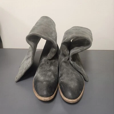 Botas de montar altas occidentales resistentes Bronx gamuza verde tirar de EU 40 US 9 Foto 1 de 4