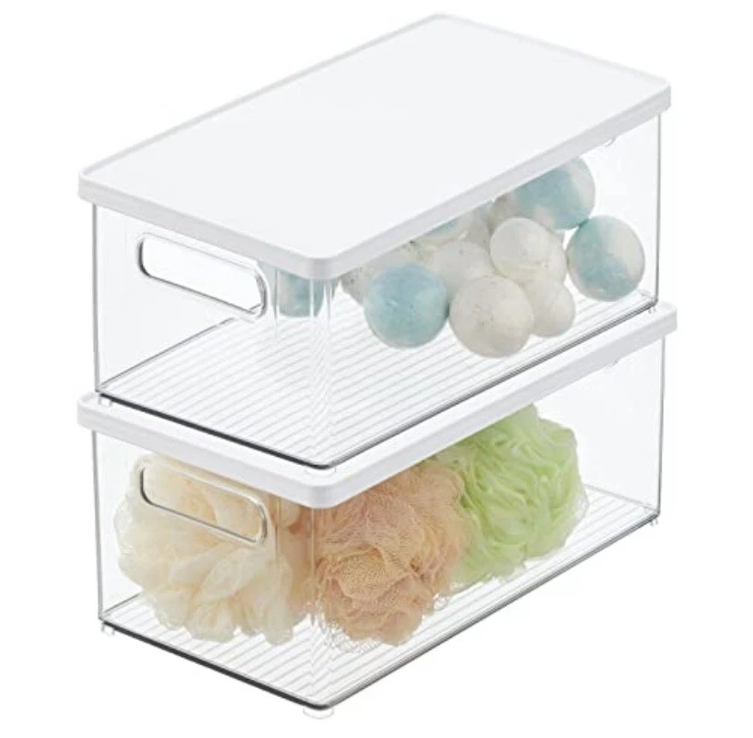 mDesign set of 2 cosmetic organisers for the home - Image 1 of 1