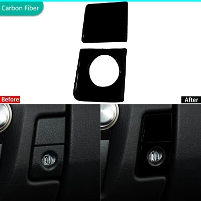Glossy Piano Black Co-pilot Glove Box Handle Cover Trim For Lexus GS GS350 12-20 — 第 1/4 张图片