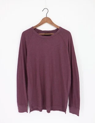 Camiseta VELVET By G & S Para Hombres Stockley Original Slub Manga Larga Barril M $108 D16 Foto 1 de 4