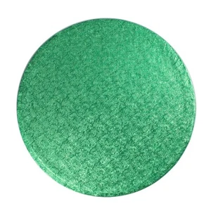 GREEN Cake Drums Boards ROUND 12MM Thick Strong Reusable 1Pk or 5Pk - Picture 1 of 10