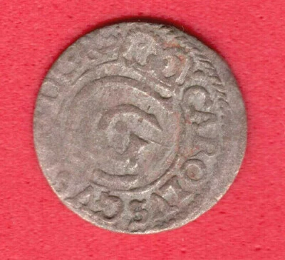 Riga Schilling 1655 Carl X Gustav 1654-1660 Livonia Sweden Germany 1773 - Image 1 of 2