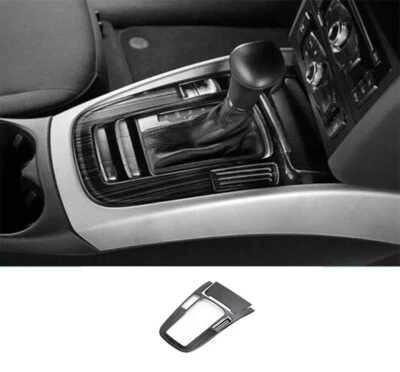 Cubierta de cambio de marchas de consola central de acero inoxidable negra para Audi Q5 2009-2016 2017 Foto 1 de 4