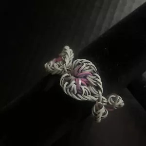 Rubber Band Handmade Heart Bracelet - Picture 1 of 3
