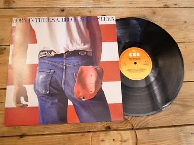BRUCE SPRINGSTEEN BORN IN THE USA LP 33T VINYLE EX COVER EX ORIGINAL 1984 EUROPE - Photo 1/4