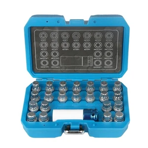 23pcs Wheel Lock Nuts Removal Kit Compatible with VW Volkswagen 1/2inch Adapter - Picture 1 of 6