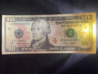 2009 United States Ten Dollars $10 "2 running no" AU - AUNC - Image 1 of 4