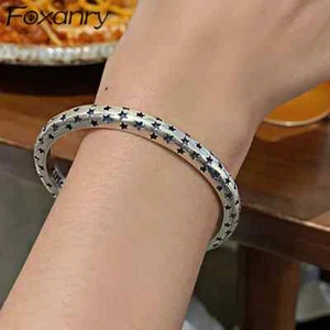 Retro 925 Sterling Silber Armreif Armreif Vintage Twist Damen Handarbeit Armband - Bild 1 von 23
