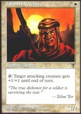 Infantry Veteran X4 (Visions) MTG (NM) *CCGHouse* Magic