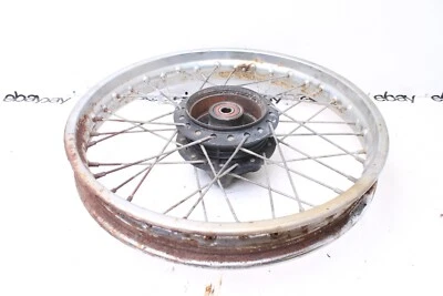 1980 Honda XL185 XL185s OEM 42610-437-000ZA Front Wheel & Hub RUST See Pictures - Image 1 of 4