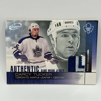 2002-03 Pacific Atomic Patches Darcy Tucker #23 /320 - Image 1 of 2