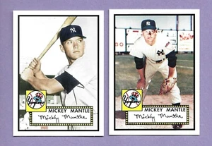 BOTH CARDS 2006 06 Topps ROOKIE OF THE WEEK Cards # 25 & 1 MICKEY MANTLE PERFECT - Picture 1 of 2