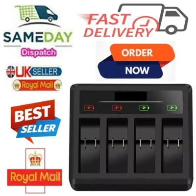 NEW GoPro HD AHDBT FOR HERO 7 8 Black Top Quality LCD Camera Battery Charger UK - Image 1 of 4