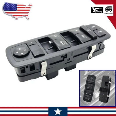 Dodge Journey Master 2011-2016 interruptor de ventana 68084001AB puerta del conductor izquierda 11-16 Foto 1 de 4