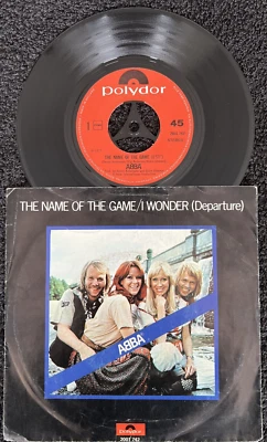 ABBA – The Name Of The Game 7'' Vinyl Single IMPORT 1977 CLEANED/TESTED EX/VG - Image 1 of 4