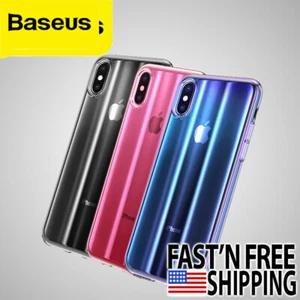 For iPhone X XR XS Shockproof Aurora Phone Case Cover - Picture 1 of 32