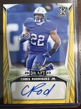 2023 CHRIS RODRIGUEZ JR WSH COMMANDERS NFL LEAF RC AUTO GOLD PARALLEL #BA-CRJ
