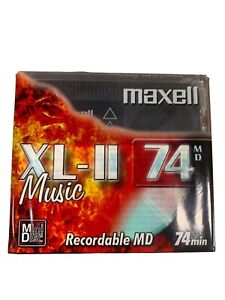 Maxell XL-II Recordable MD Mini Disc 74 Minutes Still Sealed FREE POST