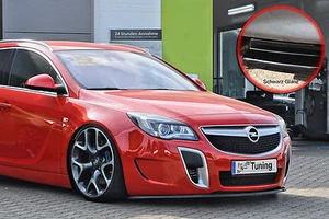 Spoilerschwert Frontspoiler Lippe ABS Opel Insignia OPC mit ABE schwarz glänzend - Bild 1 von 2