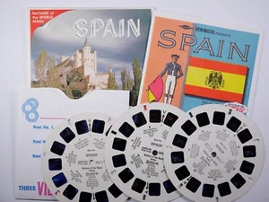 View-Master Collector's Folder Spain - 3 reels B171 stamp/coin - Picture 1 of 8