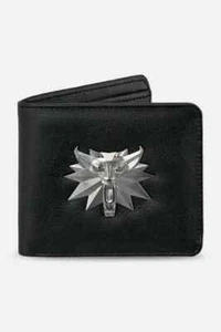 The Witcher 3 White Wolf Black Bi-Fold Wallet Official Sold Out NEW - Bild 1 von 3
