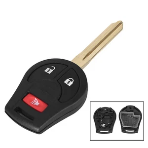 For Nissan Cube Rogue Juke Versa 3 Buttons Smart Remote Key Case Shell Fob - Picture 1 of 5
