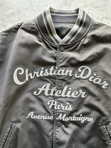 Giacca Christian Dior CD Avenue Montaigne Bomber 48 Medium Msrp 3125 Nuova Kaws