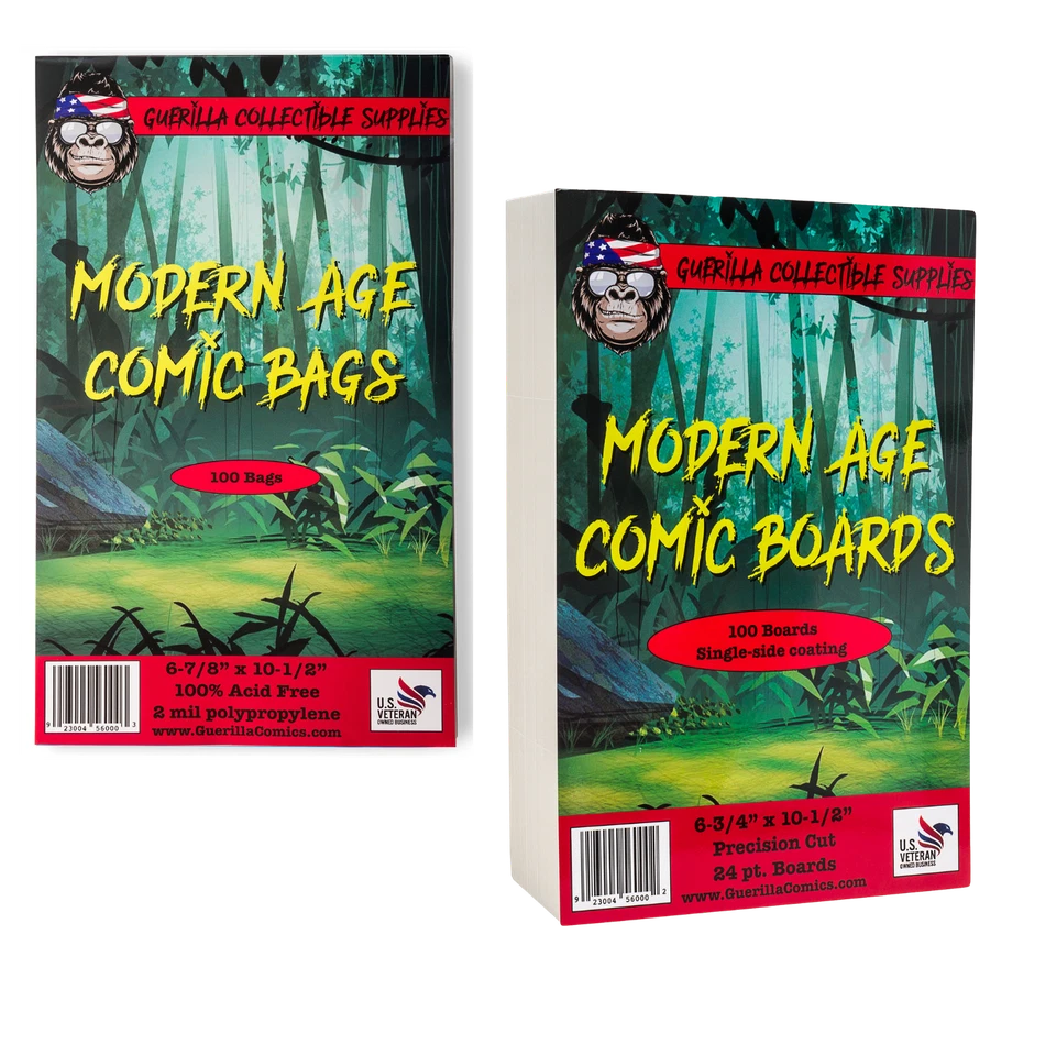 COMBO 100 bolsas + tableros cómics de la Edad Moderna, NEGOCIO PROPIEDAD DE VETERANOS Foto 1 de 1