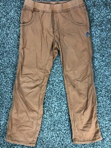 Prana Mens Joggers Size Large 32 Orange Stretch Ankle Straps Pants - Picture 1 of 10