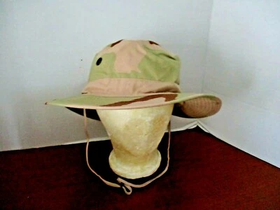WHITEWATER OUTDOORS~Camo Camoflauge BOONIE SAFARI HAT~Drawstring~Adjustable~NWT - Image 1 of 4